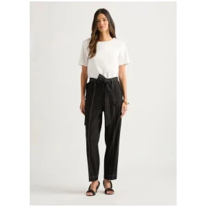 Cabello Linen Blend Cargo Pant