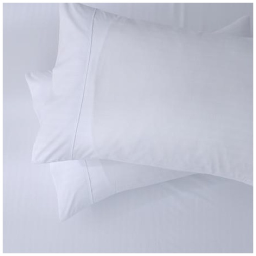 Canningvale Caressa Stripe Sheet Set - Grey, Single, Microfibre