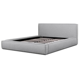 Castillo Fabric Queen Bed Frame - Pearl Grey by Interior Secrets - AfterPay Available