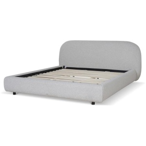 Cedar King Bed Frame - Clay Grey by Interior Secrets - AfterPay Available