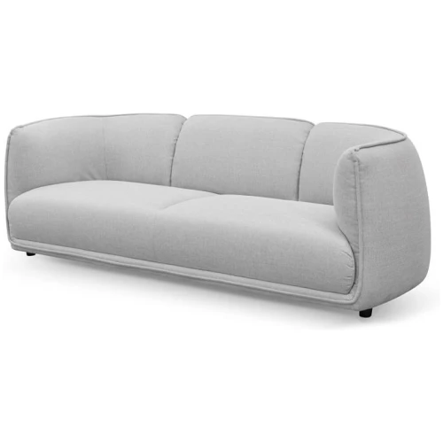Chapman 3 Seater Fabric Sofa- Light Texture Grey by Interior Secrets - AfterPay Available