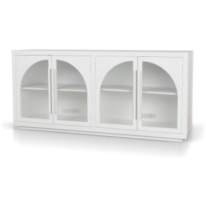 Charles 1.78m Sideboard Unit - White by Interior Secrets - AfterPay Available
