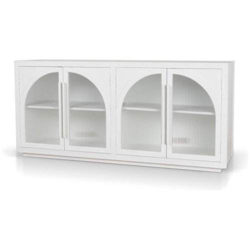 Charles 1.78m Sideboard Unit - White by Interior Secrets - AfterPay Available