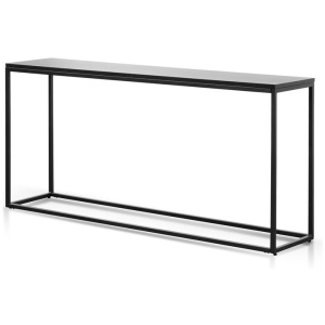 Chelsa 1.6m Console Table - Full Black by Interior Secrets - AfterPay Available