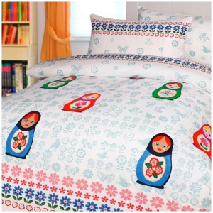 Chenka Applique Quilt Cover Sets by Happy Kids Queen