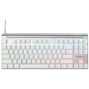 Cherry MX 8.0 RGB Gaming Keyboard Silver/White Version - MX Brown Switch