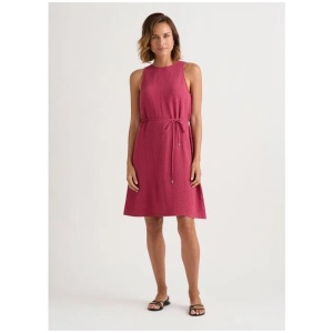 Christie Cotton Waffle Texture Dress
