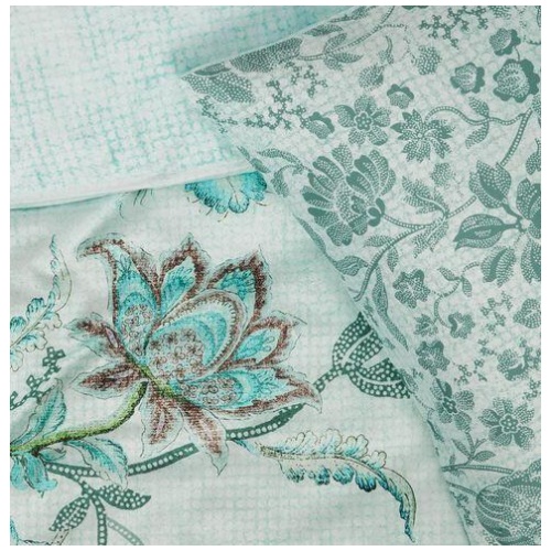 City Sits Oilily Cotton Sateen Green Quilt Cover Sets by Bedding House King