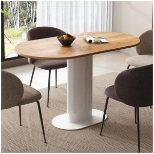 Clara Gather Round Oval Dining Table
