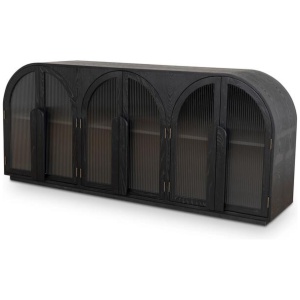 Claremont 2m Sideboard - Full Black by Interior Secrets - AfterPay Available