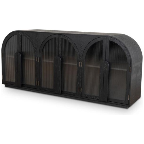 Claremont 2m Sideboard - Full Black by Interior Secrets - AfterPay Available