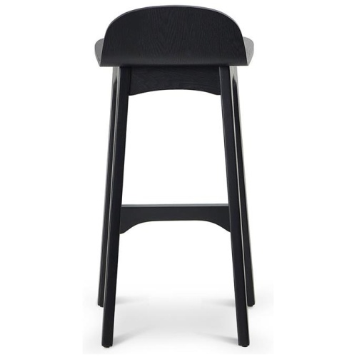 Connor 65cm Bar Stool - Full Black by Interior Secrets - AfterPay Available