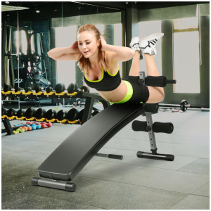CostwayAdjustable Weight Bench for Full Body Workout