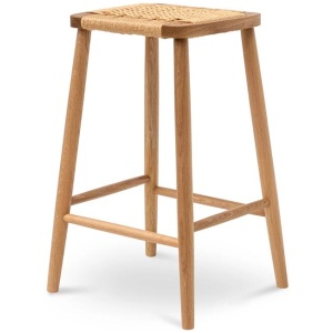 Crawford 65cm Rattan Bar Stool - Natural by Interior Secrets - AfterPay Available