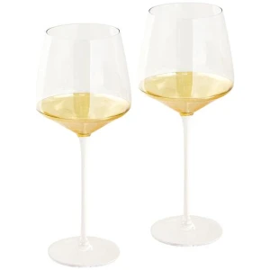 Cristina Re Estelle Gold Set of 2 Wine Glasses