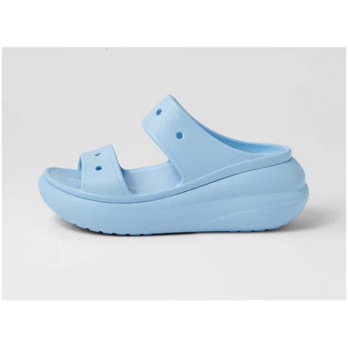 Crocs 207670 Crush Sandal Cc Blue Calcite Croslite Blue Calcite Sandals Womens Shoes Casual Sandals Flat Sandals