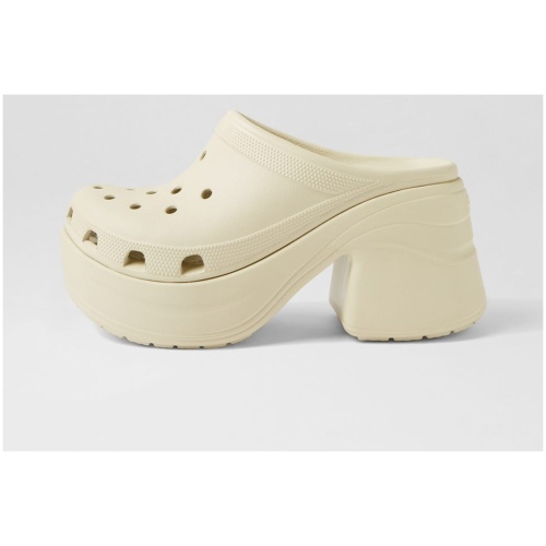 Crocs 208547 Siren Clog Cc Bone Croslite Bone Shoes Womens Shoes Casual Heeled Shoes