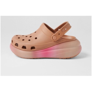 Crocs 208986 Crush Dip Clog W Cc Cork Multi Croslite Cork Multi Shoes Womens Shoes Casual Flat Shoes