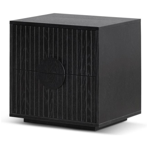 Curtis Bedside Table - Black Oak by Interior Secrets - AfterPay Available