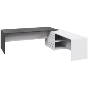 Custom Envoy 2.1m Executive Office Desk - Right Return by Interior Secrets - AfterPay Available