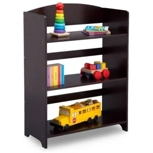 DELTA CHILDREN Kids Furniture Bookshelf, Dark Chocolate
