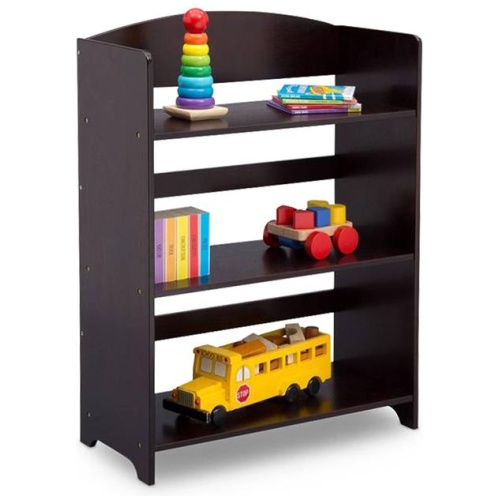 DELTA CHILDREN Kids Furniture Bookshelf, Dark Chocolate