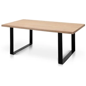 Dalton Reclaimed Wood 1.98m Dining Table - Rustic Natural by Interior Secrets - AfterPay Available