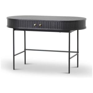 Dania 1.2m Home Office Desk - Full Black by Interior Secrets - AfterPay Available