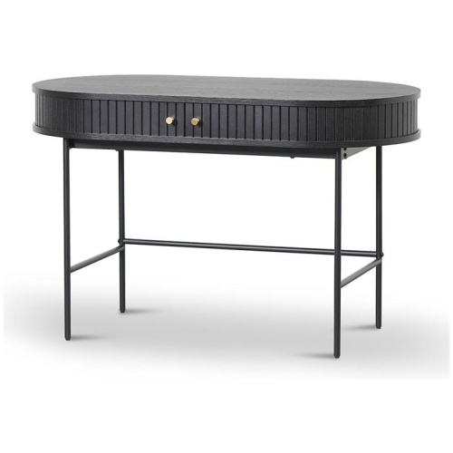Dania 1.2m Home Office Desk - Full Black by Interior Secrets - AfterPay Available
