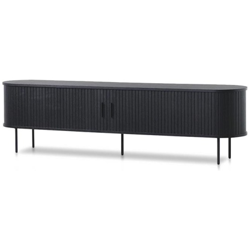 Dania 2m TV Entertainment Unit - Full Black by Interior Secrets - AfterPay Available
