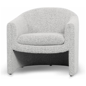 Daren Armchair - Charcoal White Boucle by Interior Secrets - AfterPay Available