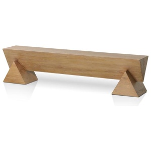 Davila 1.9m Elm Bench - Natural by Interior Secrets - AfterPay Available