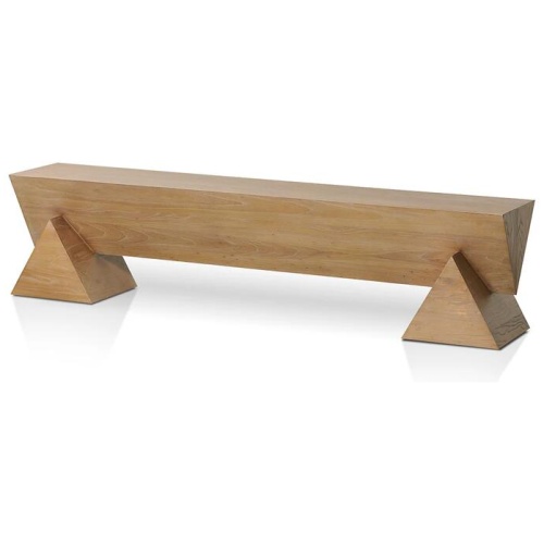 Davila 1.9m Elm Bench - Natural by Interior Secrets - AfterPay Available