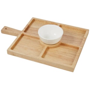 Davis & Waddell Serving Board With Ceramic Bowl