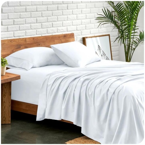 Ddecor Home 1500 Thread count Premium Cotton Blend Snow Queen Sheet Set by Ddecor Home