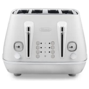DeLonghi Distinta Moments 4 Slice Toaster - Sunset White