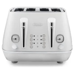 DeLonghi Distinta Moments 4 Slice Toaster - Sunset White