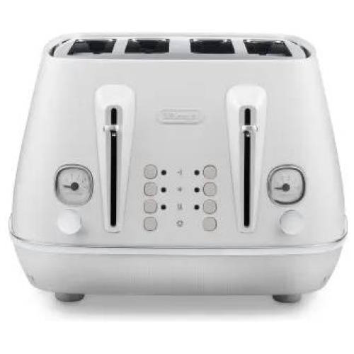 DeLonghi Distinta Moments 4 Slice Toaster - Sunset White