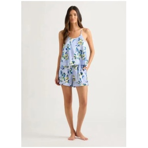 Delphine Silk Floral Sleep Short