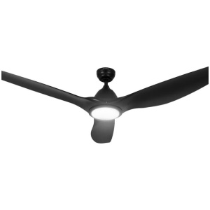 Devanti 64 Inch Ceiling Fan DC Motor w/Light w/Remote - Black