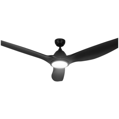 Devanti 64 Inch Ceiling Fan DC Motor w/Light w/Remote - Black