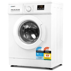 Devanti 8kg Front Load Washing Machine Quick Wash 24h Delay Start Automatic