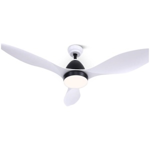 Devanti Ceiling Fan Light Remote Control Ceiling Fans White 48'' 3 Blades