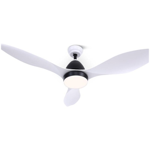 Devanti Ceiling Fan Light Remote Control Ceiling Fans White 48'' 3 Blades
