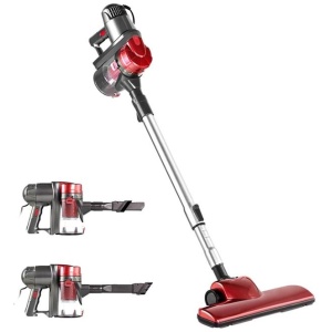 Devanti Stick Vacuum Cleaner Handheld Corded 450W Red
