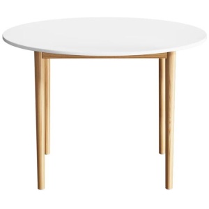 Dining Table Round White 108CM Diameter Demi