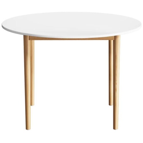 Dining Table Round White 108CM Diameter Demi