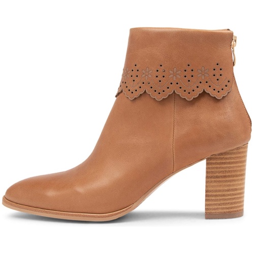 Django & Juliette Allenne Dj Tan Leather Tan Boots Womens Shoes Casual Ankle Boots