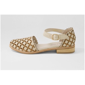 Django & Juliette Ashby Dj Almond Tan Leather Almond Tan Shoes Womens Shoes Casual Flat Shoes