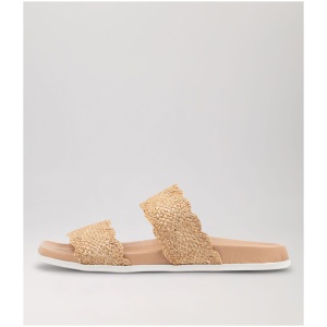 Django & Juliette Dainton Dj Natural Fabric Natural Sandals Womens Shoes Casual Sandals Flat Sandals
